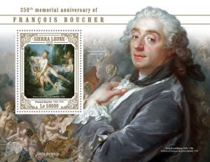 Sierra Leone - 2020 Francois Boucher - Stamp Souvenir Sheet - SRL200652b