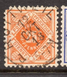 Bavaria Bayern 1906 Early Issue Fine Used 25pf. NW-15376