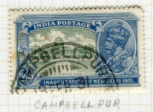 INDIA; Fine POSTMARK on early GV issue used value, Campbellpur