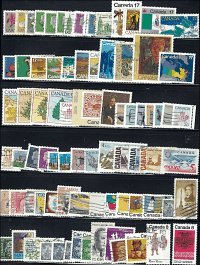 CANADA COLLOCTION ON STOCK SHEET 80 USED ALL DIFFERENT