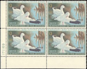 United States Hunting Permit Stamps #RW37, Complete Set, 1970, Birds, Never H...