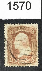 US STAMPS # 65 USED CAT. $ LOT #1570