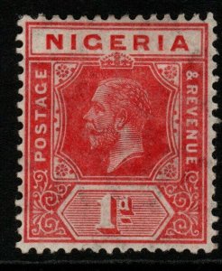 NIGERIA SG2 1914 1d CARMINE-RED MTD MINT