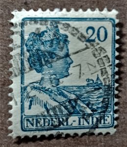 Netherlands Indies #123 20c Queen Wilhelmina USED (1922)