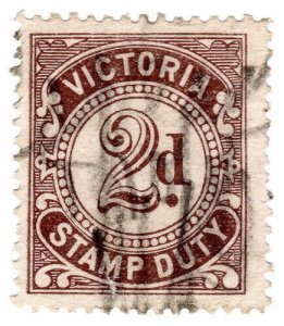 (I.B) Australia - Victoria Revenue : Stamp Duty 2d (1915)