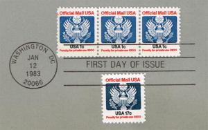 US #SP602 (O130) Official Mail USPS Souvenir Page