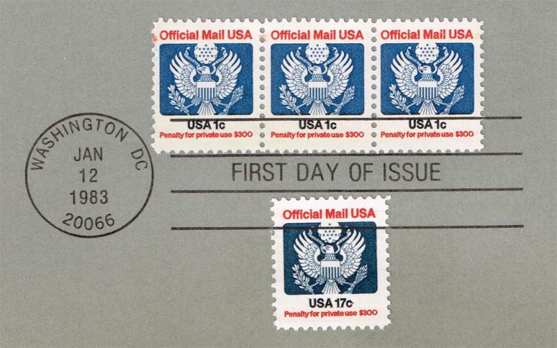 US #SP602 (O130) Official Mail USPS Souvenir Page
