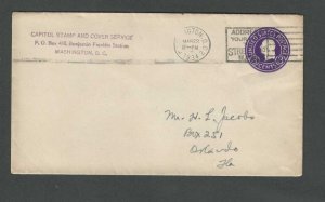 1934 Washington DC Capitol Stamp & Cover Service