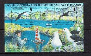 South Georgia: 2006, Bird Life International, Save the Albatross,  MNH  M/Sheet