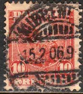 Denmark 62, 10o King Christian IX. Used. F-VF. (236)