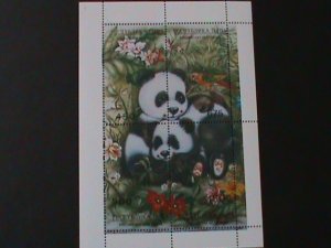 TbIBA-RUSSIA- LOVELY LITTLE GIANT-BABIES PANDAS-MMNH S/S VERY FINE-EST.$6