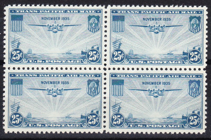 MOstamps - US Scott #C20 Mint OG NH Block of 4 - Lot # DS-5150