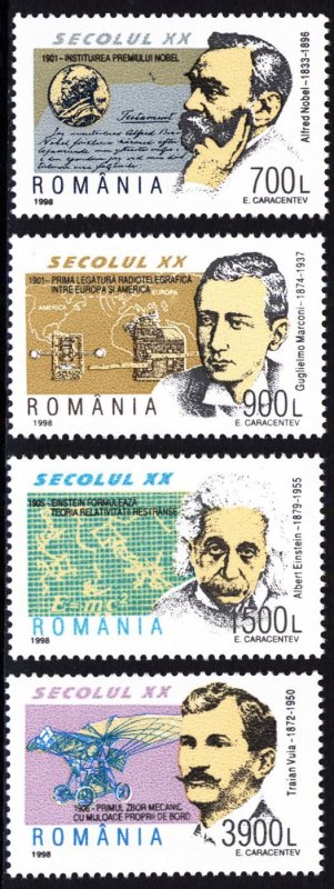 Romania 1998 Scott #4195-4198 Mint Never Hinged