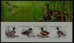 Belgium 1324 MNH booklet Birds/Ducks SCV5