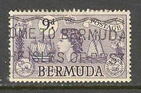 BERMUDASc# 154 USED FVF  Sea Venture Boat & Hog Coin