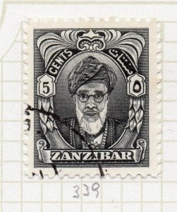 Zanzibar 1952 Early Issue Fine Used 5c. NW-207628