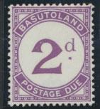 Basutoland  Postage Due  SG D2a  Mint light Hinge trace see details 