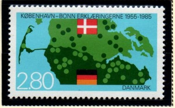 Denmark  Sc 770 1985 Copenhagen- Bonn Declaration stamp mint NH