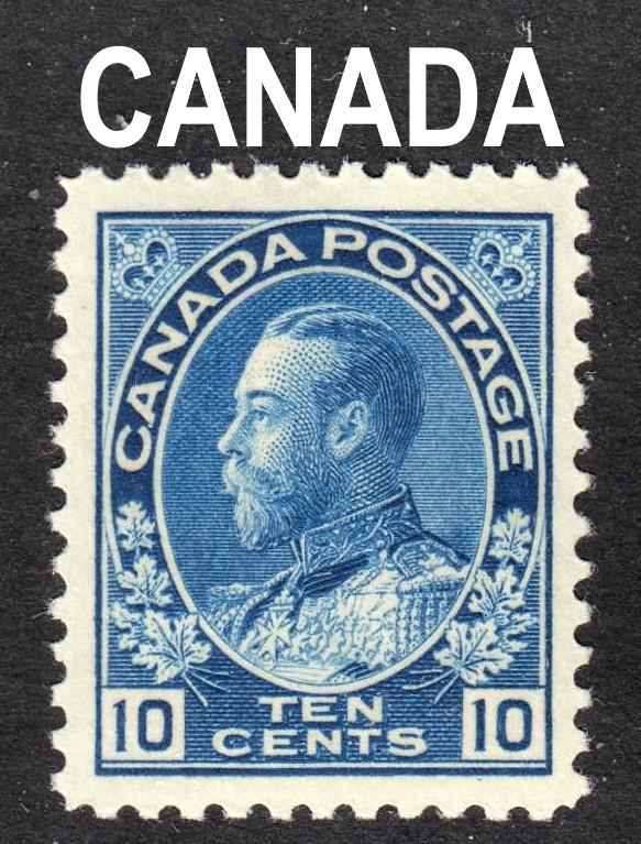 Canada Scott 117 wet printing VF to XF mint OG NH.