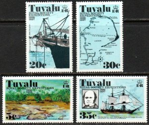 Tuvalu Sc #54-57 Mint Hinged