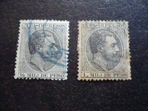 Stamps - Cuba - Scott# P1-P4,P6 - Used Partial Set of 5 Newspaper Stamps