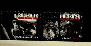 POLAND Sc 3952-53 NH ISSUE OF 2009 - WORLD WAR II