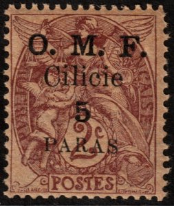 ✔️ FRANCE COLONY CILICIA 1920 - O.M.F. OVERPRINT -  Sc. 117 MNH ** OG [3.16.1]