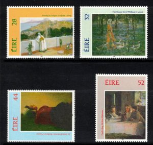 IRELAND 1993 Irish Impressionist Paintings; Scott 887-90; MNH