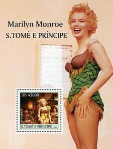 SAO TOME E PRINCIPE 2004 SHEET MARILYN MONROE st4308