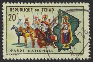 Chad #104 (1964), postally used single