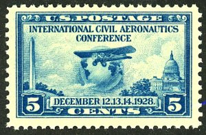 U.S. #650 MINT OG NH