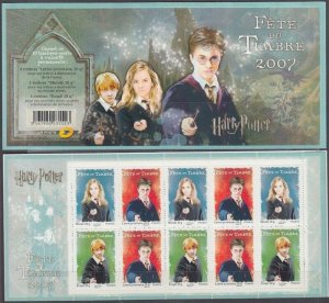 FRANCE Sc# 3305a CPL MNH BOOKlet of 10 STAMPS of HARRY POTTER