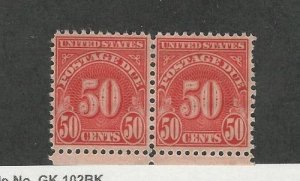 United States, Postage Stamp, #J86 Pair Mint NH, 1931