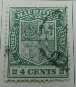 Mauritius 1921-26 Wmk Mult Script AC 4c Used A16P54F469-