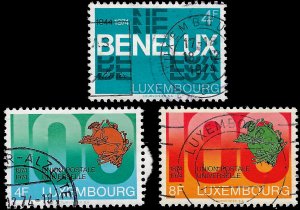 Luxembourg 1974 Sc 551-53 U vf