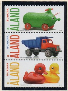 Aland Finland Sc 303 2010 Plasto Toys stamp set mint NH