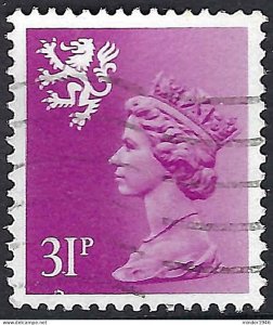 GREAT BRITAIN Scotland 1984 QEII 31p Bright Purple Machin SGS51 FU