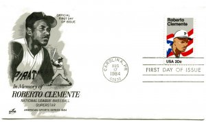 2097 Roberto Clemente Artcraft  FDC
