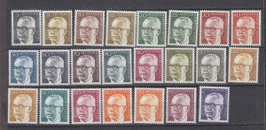 J48173 J L Stamps, 1970-3 berlin germany set  mnh #9n284-301 president