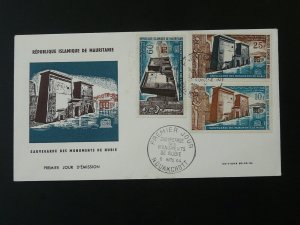 world heritage Egypt temple egyptology FDC Mauritania 100995