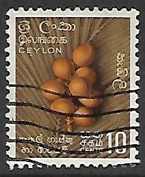 Ceylon # 349 - King Coconuts - used.....{BRN4}