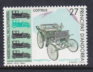 Andorra Spanish 221 Cars MNH VF