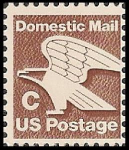 US 1946 C series brown Eagle 20c single MNH 1981