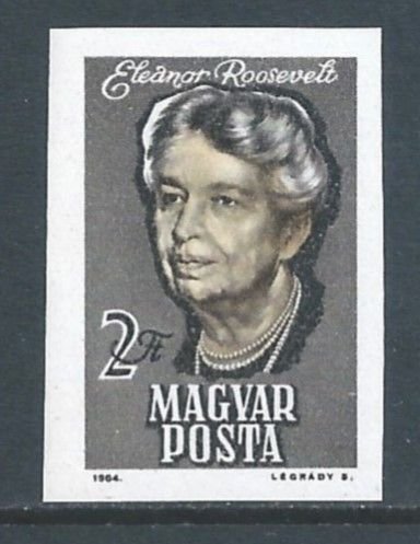 Hungary #1596 NH Eleanor Roosevelt - Imperf.