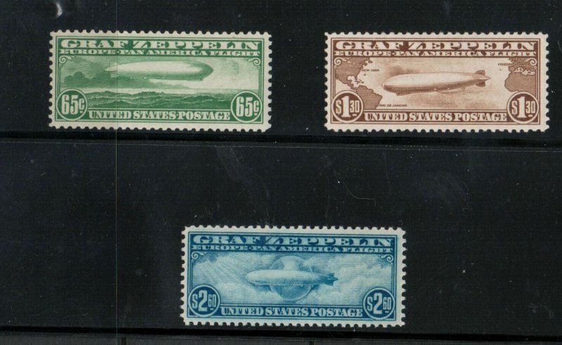 USA #C13 #C14 #C15 Very Fine Never Hinged Set