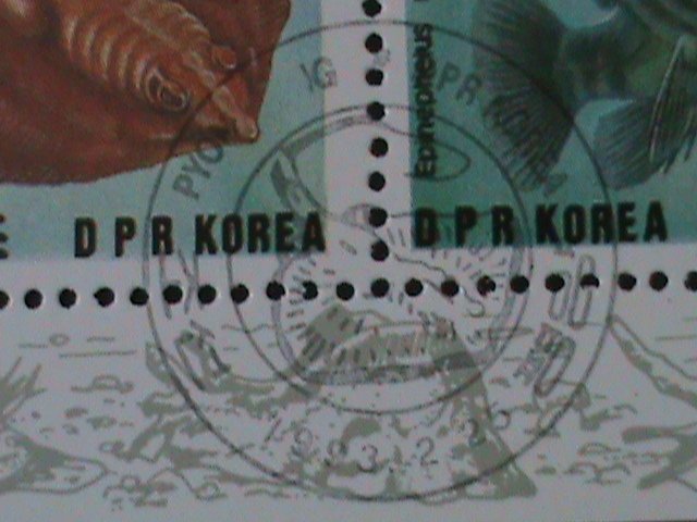 ​KOREA-1993-SC#3190a-SEA FISHES-CTO S/S VERY FINE-LAST ONE-HARD TO FIND