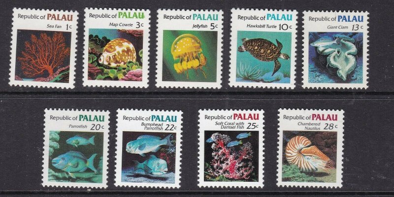 PALAU ( Us Trust)^^^^^x9  better MNH  ( SEALIFE) ++@xx dccc61pal