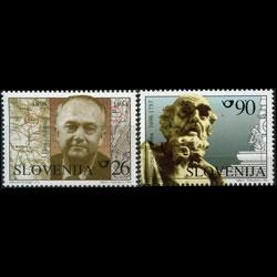 SLOVENIA 1998 - Scott# 319-20 Famous Persons Set of 2 NH