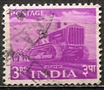 India: 1955; Sc. # 254, Used Single Stamp