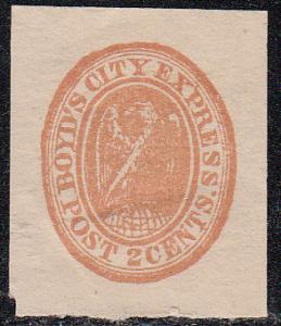 US #20L13 No Gum   Boyd's City Express